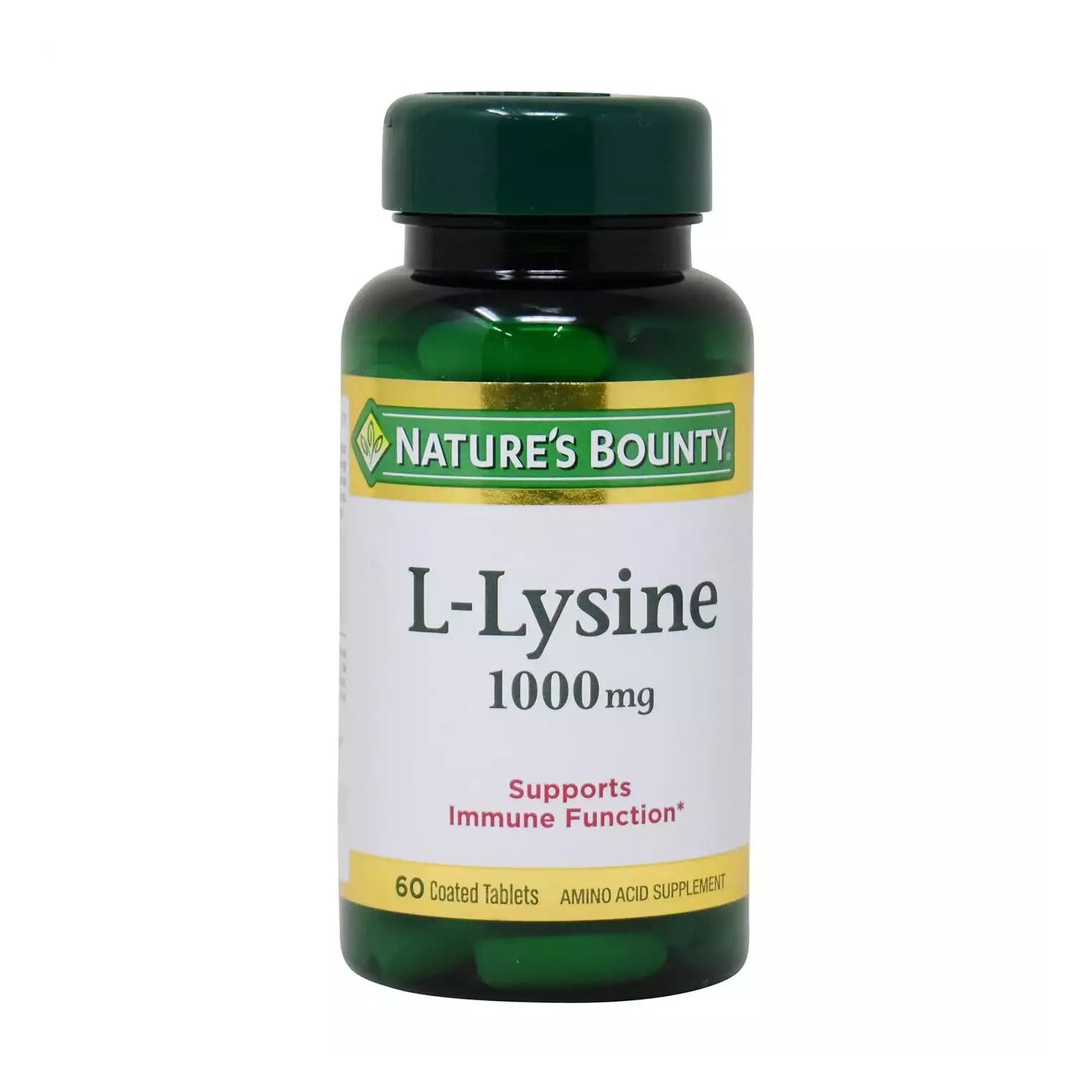L-Лізин Nature's Bounty L-Lysine 1000 мг, 60 таблеток